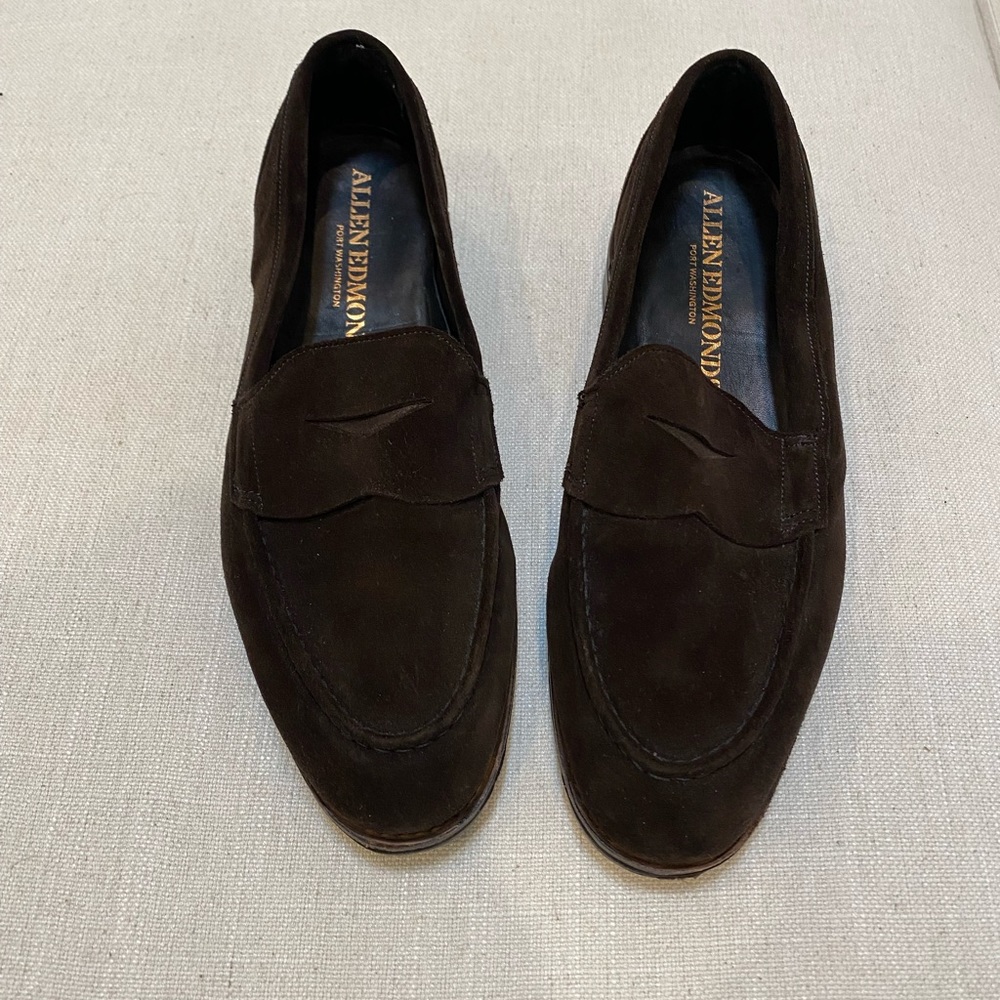Allen Edmonds Randolph Penny Suede Loafer - Next to new